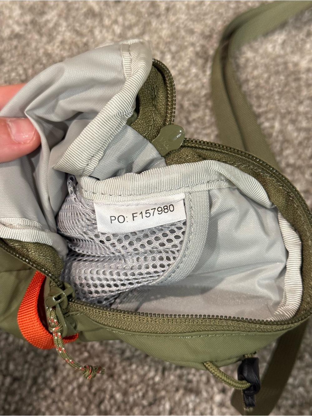 Fjallraven High Coast Olive Green Crossbody Pocket Bag - Picture 9 of 9